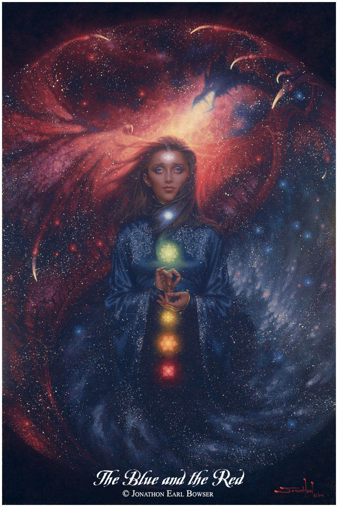 ...an oil painting of Yin and Yang, of Shadow and Fire, of Idea and Realization...