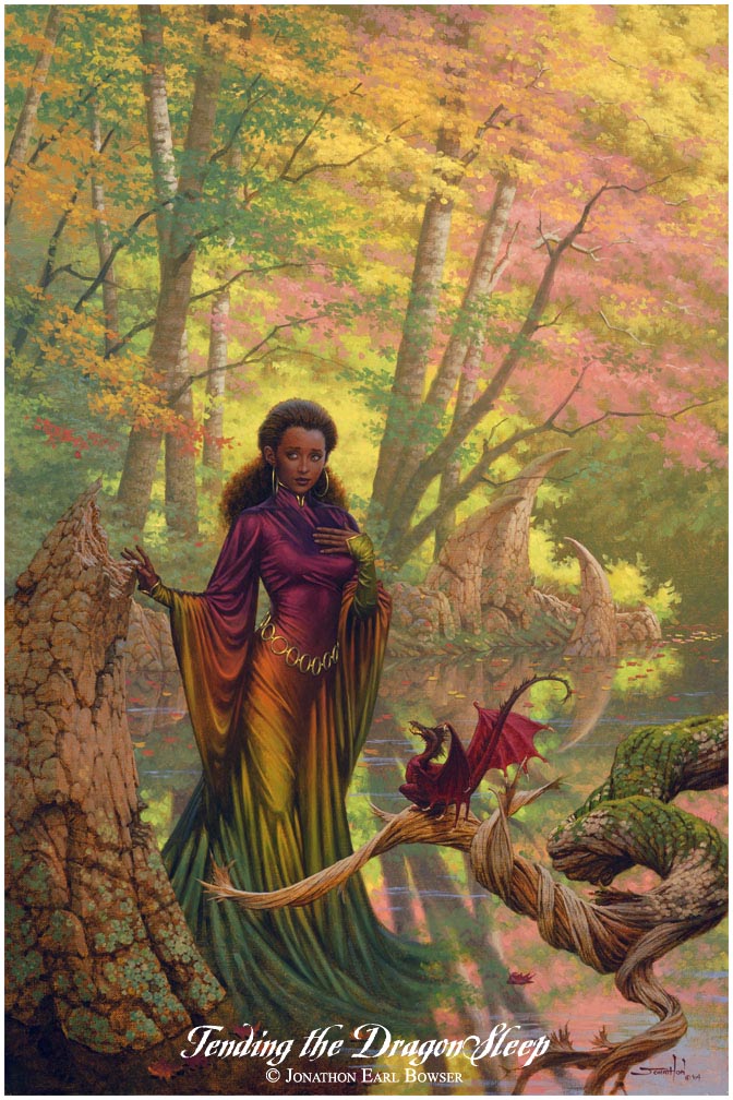 ...an oil painting of the Goddess of Peace, the desperate wish that Life should prosper, and the bitter knowledge that terrible things always awaken hungry...
